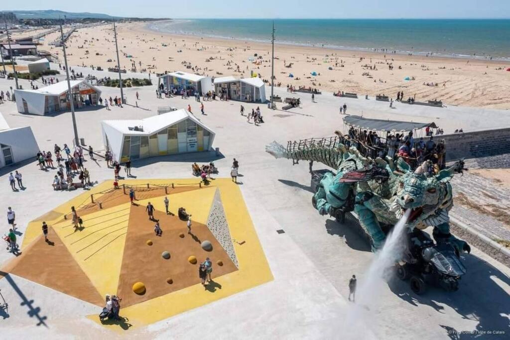 Magnifique Studio Calais Plage Bagian luar foto